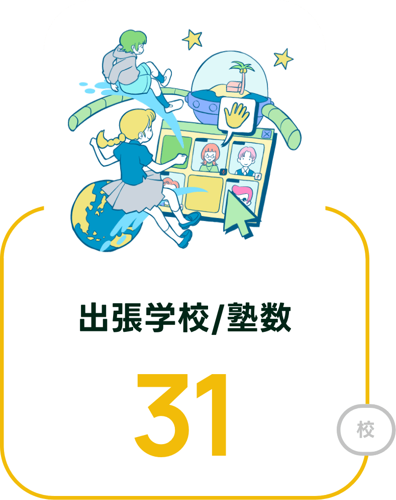 出張学校/塾数31校