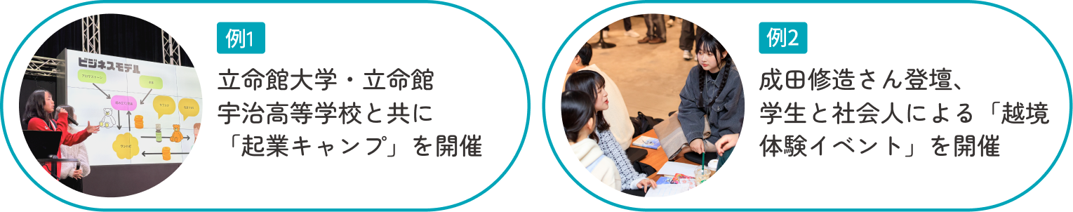 業界唯一の「課外活動実績作り」サポート5