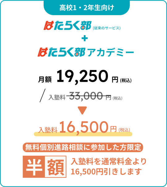 リーズナブルな料金設定1