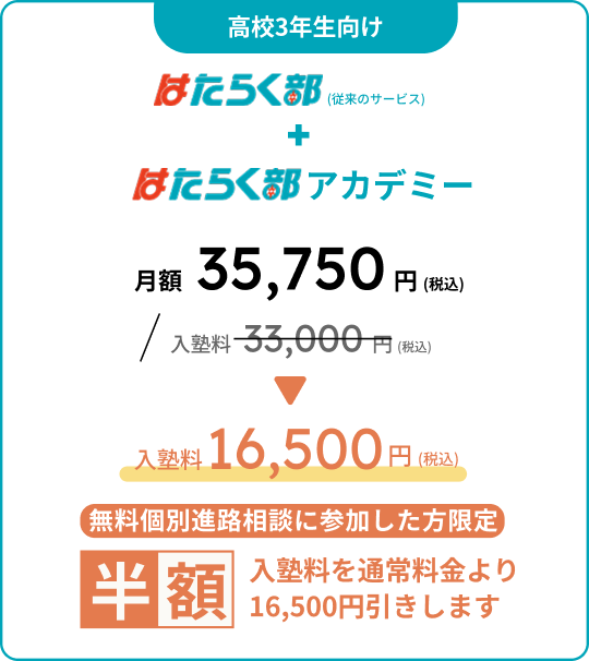 リーズナブルな料金設定2
