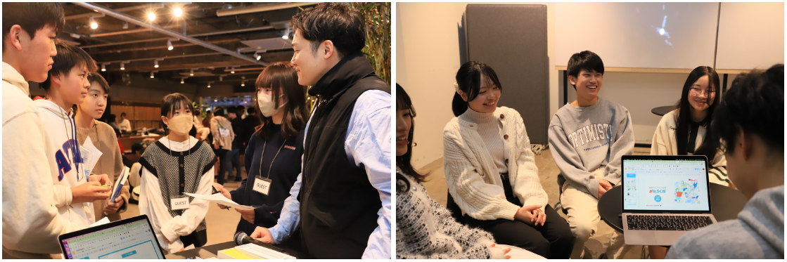 ――社会人との対話の機会が増えます。自分の考えをアウトプットすることで、面接時に大人と対峙することに緊張しなくなり自信につながります。